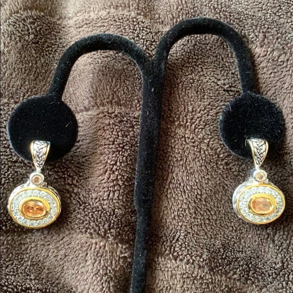 John Hardy-like Citrine Earrings